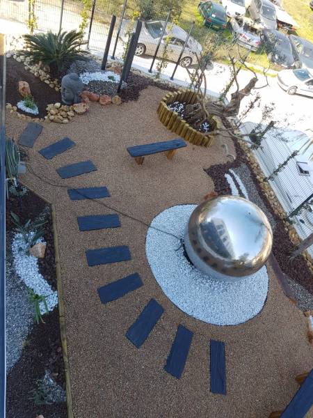 Vue d'ensemble de la création au Pradet proche de Toulon