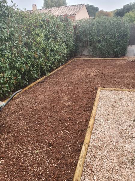 Mise en oeuvre de l'aménagement paysager