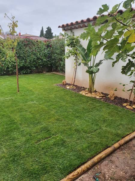 Aménagement paysager à la Crau dans le département du Var