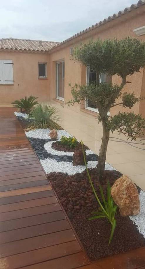 Plantation jardin zen à Brignoles