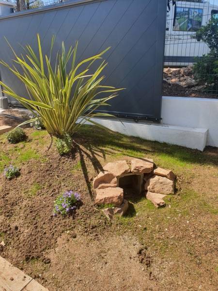 Aménagement extérieur pour lapin à La Garde Var