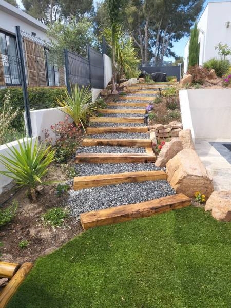 Notre zone d'activité pour ce service Aménagement jardin minéralisé sans entretien à Le Pradet proche de Carqueiranne